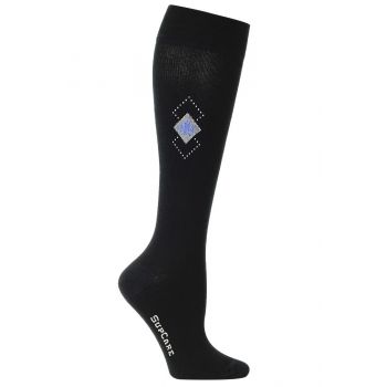 SupCare Mens Support Socks with Diamonds 15-21mmHg