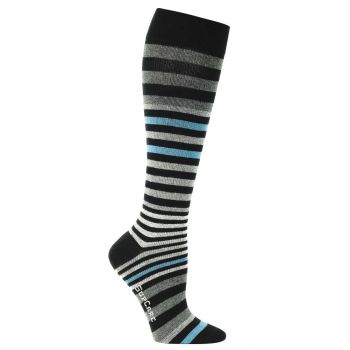 SupCare Mens Support Socks with Stripes 15-21mmHg