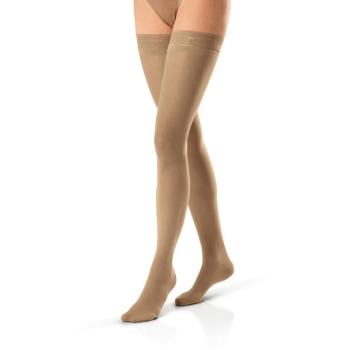 JOBST® UltraSheer Class 1 Thigh Hold Up with Dotted Topband