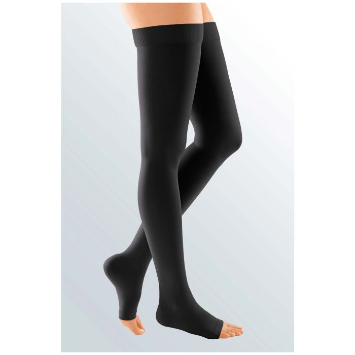 2 Pairs Compression Stockings For Women & Men, 20-30mmhg Thigh