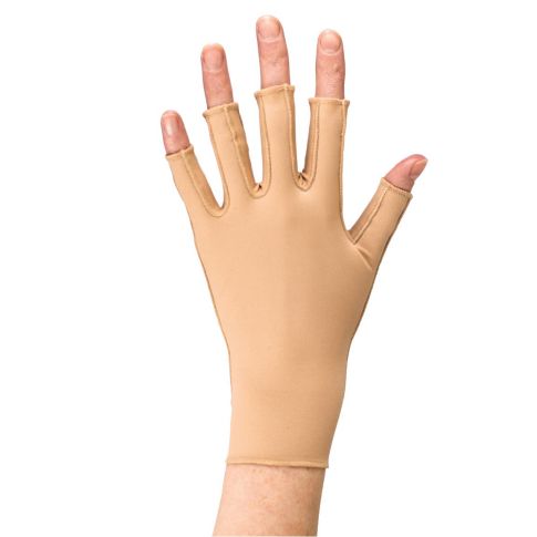 Microfine Glove with Compressive Fingers