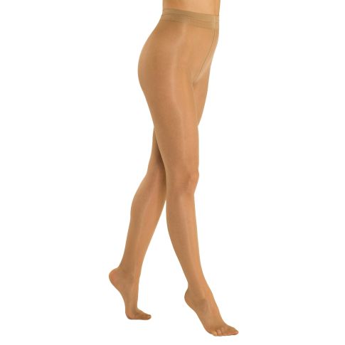 Solidea Venere 70 Sheer compression tights in Camel colour.